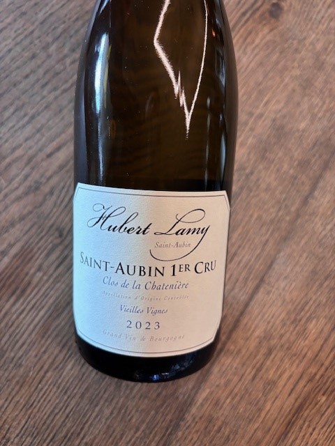 SAINT AUBIN 1ER CRU CLOS DE LA CHATINIERE VIELLES VIGNES BLANC 2023 vol. 13.0  HUBERT LAMY